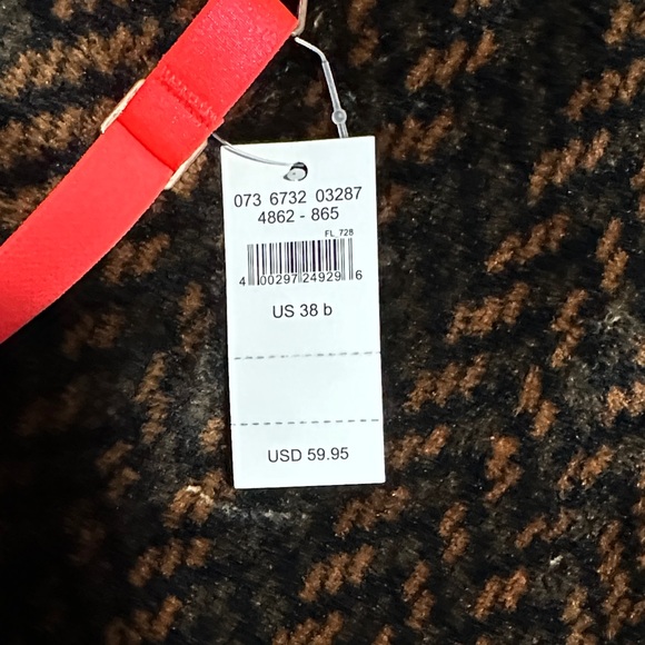 Aerie Lace Bra Push Up Bra in Bright Coral - Picture 5 of 5